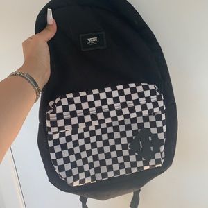 Vans small checkered backpack